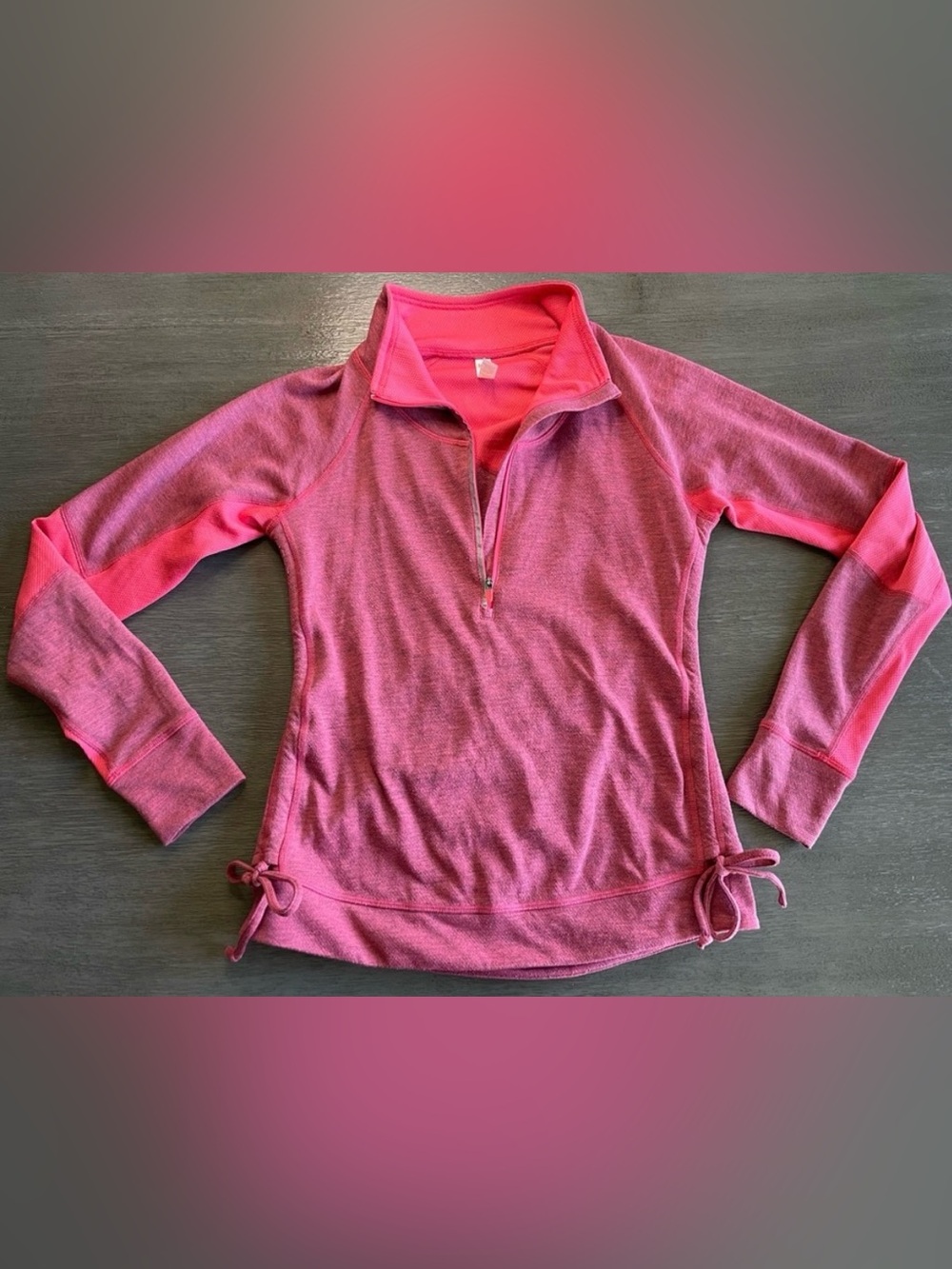 Lucy Long Sleeve Pink Purple Athletic Pullover XS